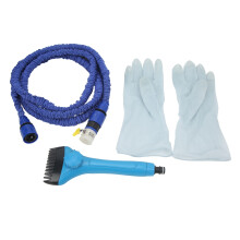 Handheld Pool Filter Washer, PVC ABS Built Retractable Hose Attachment, Quick Cleaning for Spa Filters, Efficient Tool for Pool Maintenance