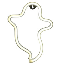 Letreiros de néon fantasmas, decoração com alimentação USB para casa e festas, luz de néon a bateria com baixo consumo de energia, ideia de