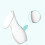 Θήλαστρο σιλικόνης με ισχυρή αναρρόφηση, άνετη λαβή, ανθεκτικό στις διαρροές, 6