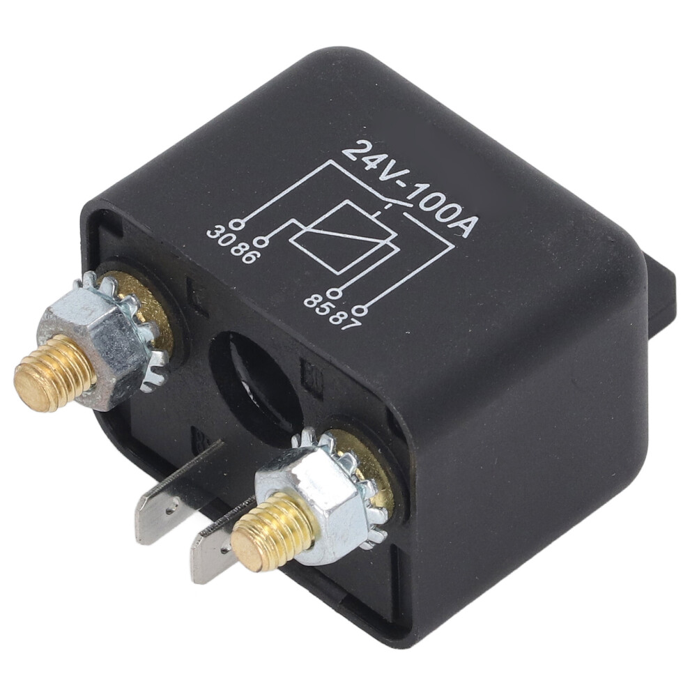 100A 4-Pin Brass Starter Solenoid For Lawn Mowers & Auto Dc24v 9321389562905