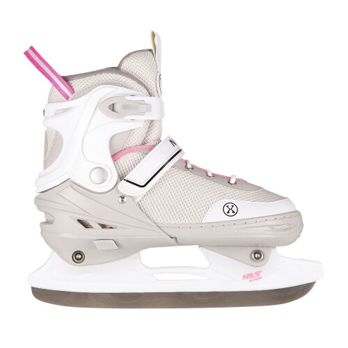 2-in-1 Grey-Pink Inline & Ice Skates, Size M (34-38) 2