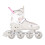 2-in-1 Grey-Pink Inline & Ice Skates, Size M (34-38) 4