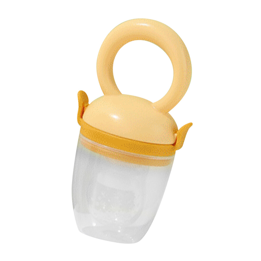 Detachable Mesh Baby Feeder - Soft Silicone Yellow