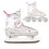 2-in-1 Grey-Pink Inline & Ice Skates, Size M (34-38) 8