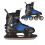 2-in-1 Inline & Ice Skates, Black-Orange, Size M (34-38) 8