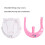 Foldable Infant Bath Seat Pink 29cm/11.4in 3