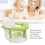 Green Folding Infant Bathtub Seat 29 cm/11.4 in 8