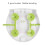 Green Folding Infant Bathtub Seat 29 cm/11.4 in 7