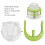 Green Folding Infant Bathtub Seat 29 cm/11.4 in 5