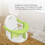 Green Folding Infant Bathtub Seat 29 cm/11.4 in 9