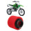 Threaded Interface Foam Air Filter for Mid Sized Engine Compatible Vehicles, Wear Resistant Universal Fit Design with Angrubberneck Coupler for 7
