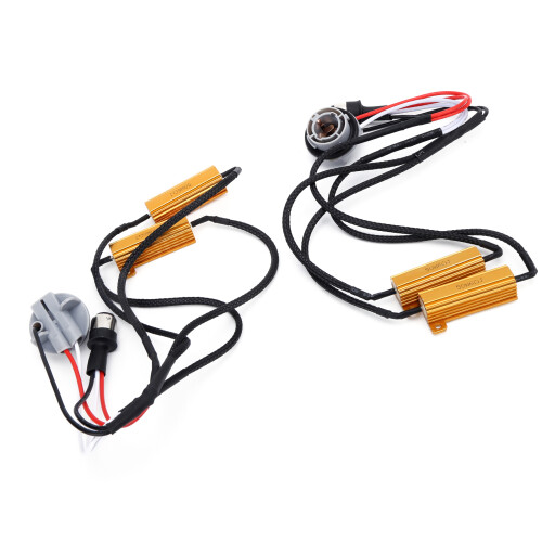 Plug and Play LED Resistor Kit for Turn Signal Bulb Relay, Load Resistor Compatible with Flashing Error Code Canceller Heat Dissipation Performance 2