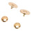 Nickel Free Earring Backs Replacement, Comfortable Wearing Secure Locking Earring Supports For Droopy Ears, Durable Material Stud Earrings Holders, 2