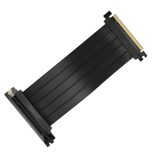Bandwidth Extension PCIe Riser Cable, Tinned Copper Wire Shielded Cable High Stability Plug And Play Reverse PCIE4.0X16Graphics Card Extension 1
