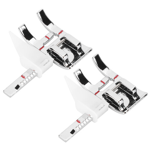 Universal Adjustable Presser Foot For Sewing Machine Metal Quick Clicking System Even Fabric Feeding Quilting Multiple Layers Pattern Matching 1