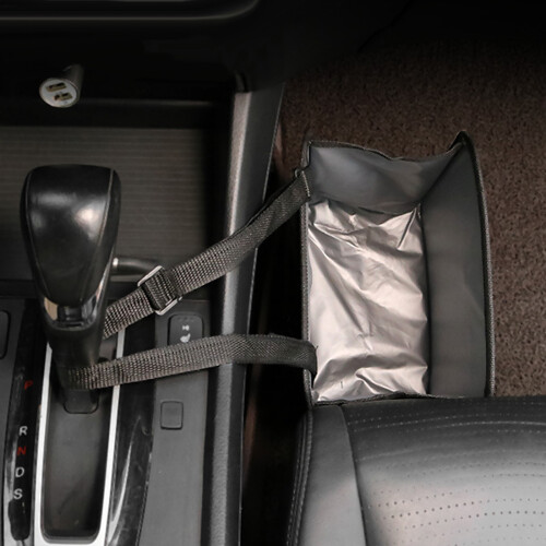 Durable Leak Proof Car Trash Bin Foldable Design Space Saving Storage Solution Keep The Car Tidy With High Quality Materials For Daily Commute 2