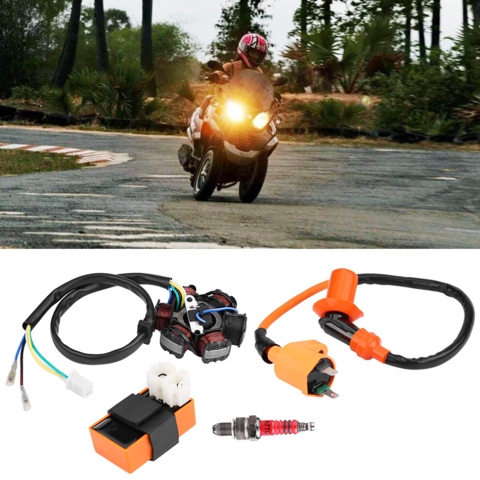 Gy6 125Cc 150Cc Ignition Coil Cdi Magneto Stator Kit, Easy Install 4901392616274
