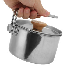 Outdoor Bento Box Edelstahl faltbar 1 Liter