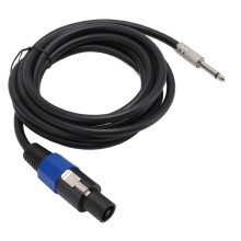 1/4 Inch Male Speaker Extension Cable - 10ft PVC Professional Cable
