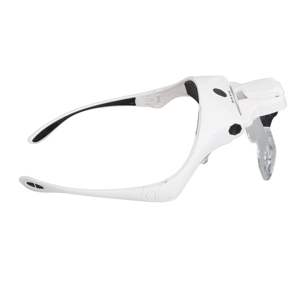 Light High Definition Rechargeable Headband Magnifier With 4 Leds, 5X Zoom
