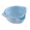 Australian Vegetable Washing Basket with Rotating Double Layers Blue 3