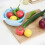 Australian Vegetable Washing Basket with Rotating Double Layers Blue 4