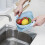 Australian Vegetable Washing Basket with Rotating Double Layers Blue 8