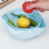 Australian Vegetable Washing Basket with Rotating Double Layers Blue 9