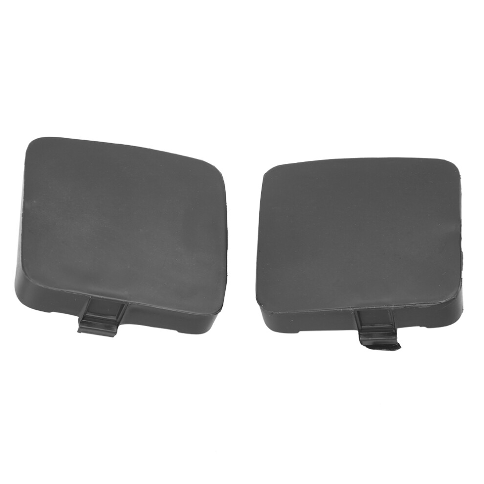 2Pcs Tow Hook Cover For Toyota Rav4 2009-2012 Abs Black 4941392417150