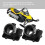 2Pcs Rubber Carb Intake Manifold Boot for 500SS 2004-2008 Black 3
