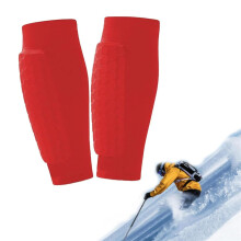 Soccer Shin Guards for Kids/Youth/Adult, Ski & Football Compatible, Honeycomb Pads, Lightweight Calf Compression Sleeves