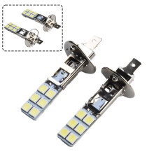 Kit de 2 bombillas LED H1 para faros delanteros, 1500 lúmenes, superbrillantes, para faros de coche, luz alta, antiniebla, 6000 K, luz blanca.