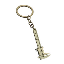 Mini Vernierkaliper Nyckelring Simuleringsmodell Nyckelring Linjal Nyckelring Bärbart Mätverktyg Modell Metallnyckelring Mätning Nyckelring