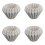 Coffee Filters Basket 4-Cup 200 Count White 1