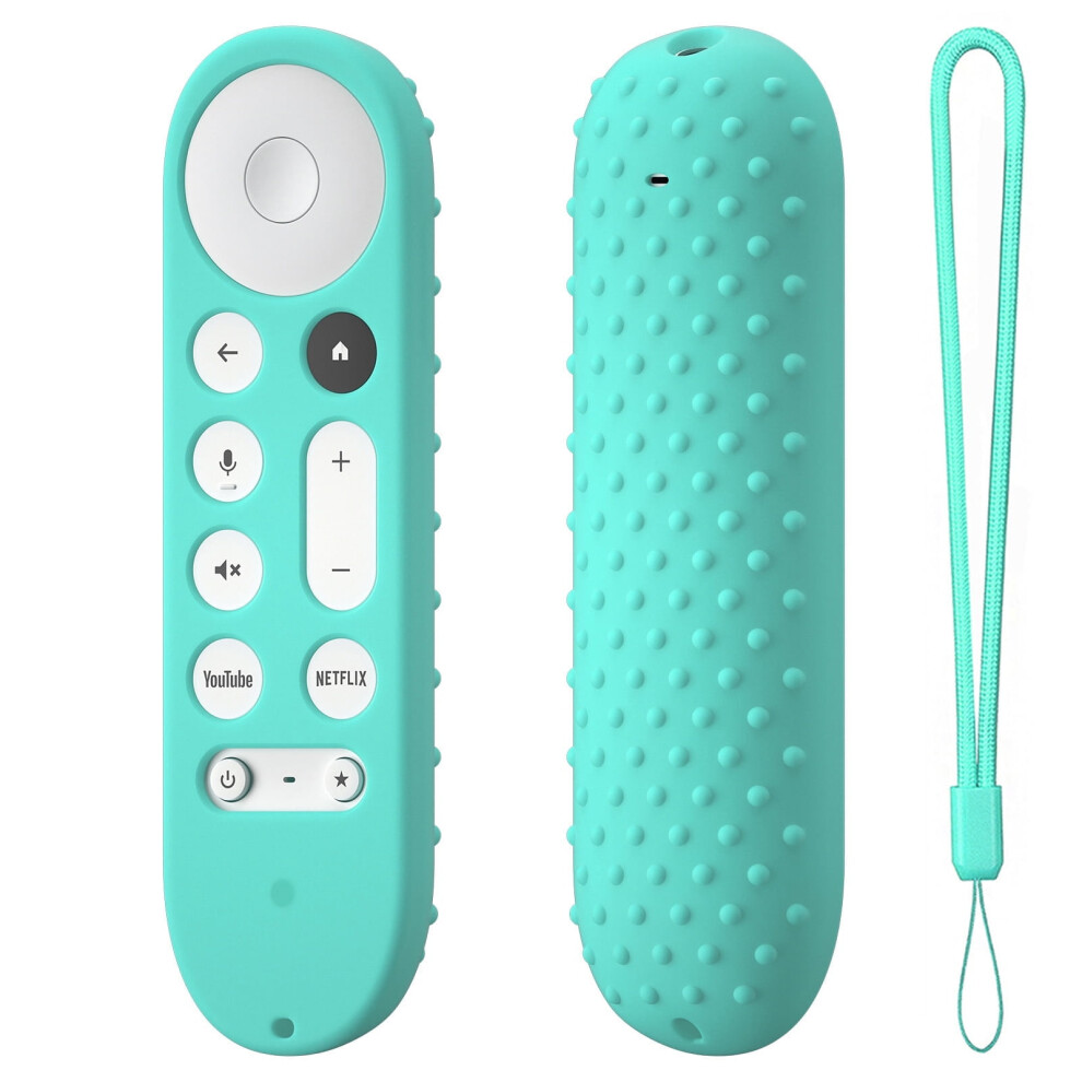 Silicone Remote Case For Google Gy3le Tv Streamer 4K Remote Â Anti-Slip, Anti-Drop, Soft Skin Protector With Lanyard, Compatible With Google Tv 9551475444048