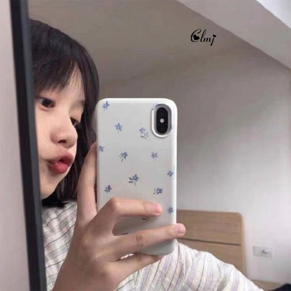 Clmj Sweet Flower Phone Case For Compatible With Iphone 14 11 13 12 Pro Xr Xs X 7 8 Plus Se 2020 Xs Max 12 Mini Silicone Soft Case Cover Ins 9340959351558