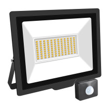 10W 20W 30W 50W 75W 100W 150W 200W Induction Led Flood Light With Adjustable PIR Sensor Floodlight Outdoor,Brings Out Natural Colors