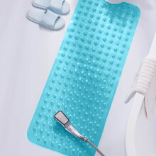 Veilige antislip badmat met 200 zuignappen voor bad en douche. Extra lang ontwerp met drainagegaten. Gemakkelijk schoon te maken.