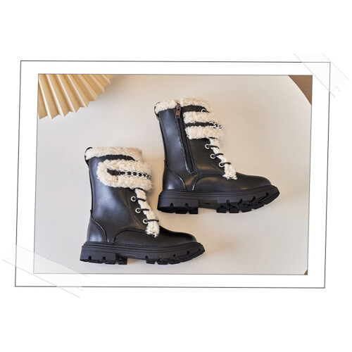 Children's Boots, Single Boots, Solid Color, Cute, Fashionable, Exquisite Short Boots 2