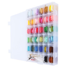 Stickgarn-Set aus Polyester, 96 Farben zum Nähen & Reparieren