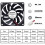 DC5V80mm USB børsteløs køleventilator808010mm 1