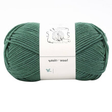 100g Hand-Woven Cotton Crochet Yarn, Soft Worsted, 4-Ply, Hypoallergenic, for Sweaters/Scarves/DIY, Compatible with 3.5–4.0mm Hooks