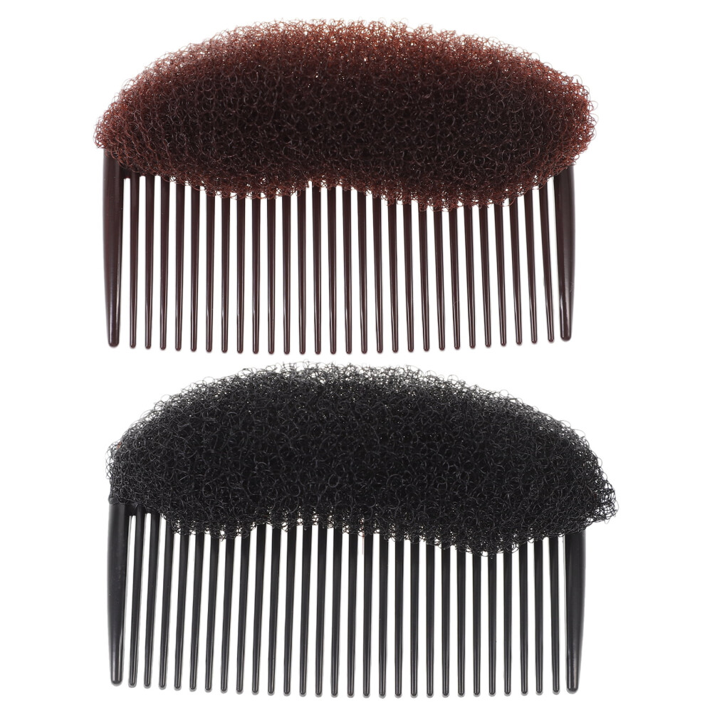 Unisex 4 Pcs Plastic Volume Inserts Hair Bump It Up Bun Maker Insert Comb Beehive Hair Styler Shaper Hair Styling Hair Accessories Diy Hair Beauty Tool