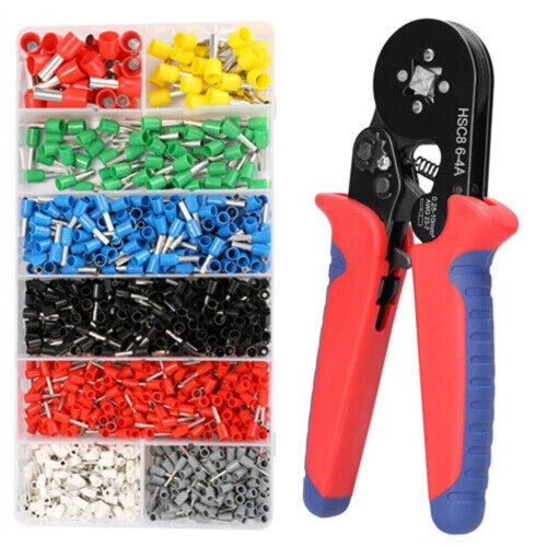 Crimper Plier HSC8 6-4A with1200pcs Ferrules and