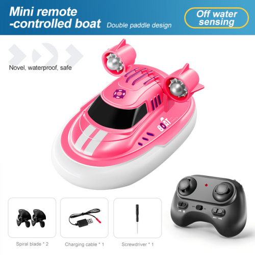Mini-Ferngesteuertes Boot, Maßstab 1:32, Rot
