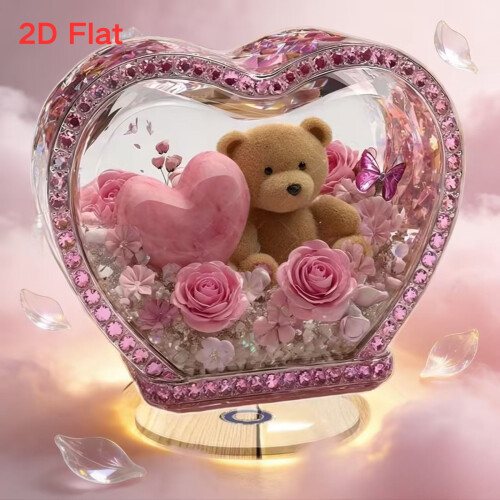 Décoration de table pour la Saint-Valentin en acrylique (1 pièce)