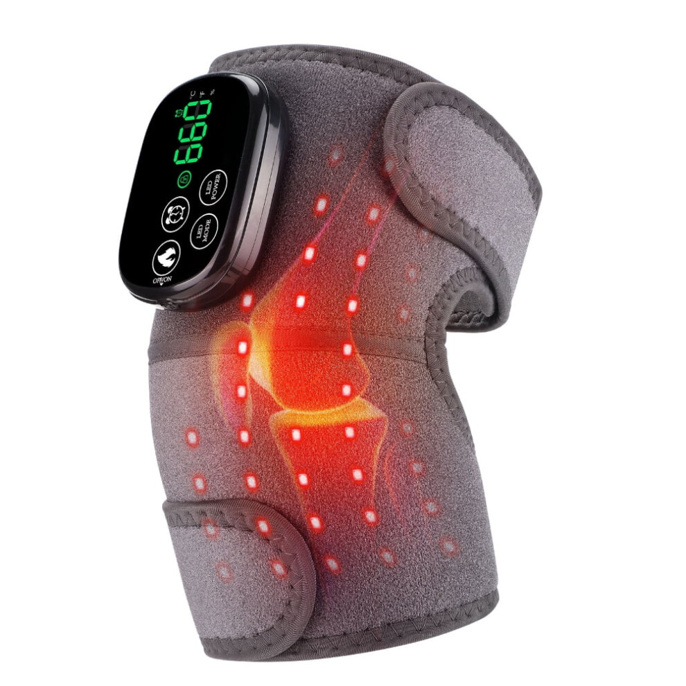 Heated Knee Massager with Vibration Cordless USB