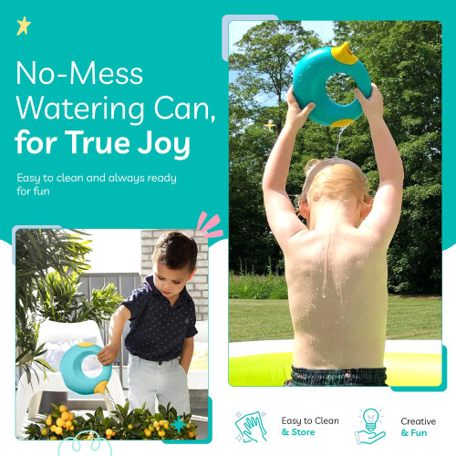 Watering Can - QUUT - Small Spout - Blue - 0.5L - Ergonomic - Spill-proof 2