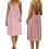 Women's Sleeveless Backless Pink Maxi Dress 1