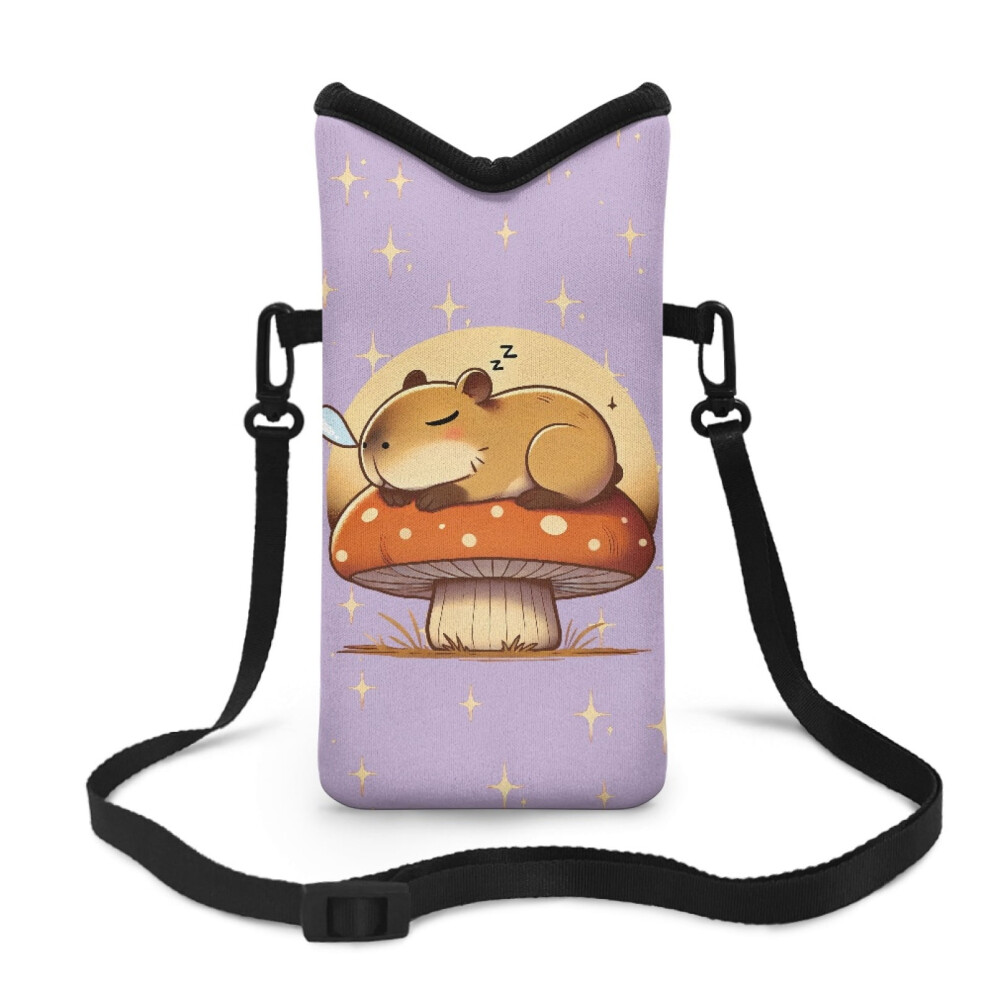 Universal Neoprene Phone Purse, Small Crossbody Sleeve Pouch With Adjustable Strap, Shockproof, 4X8", Compatible With Iphone & Android 9773935339927